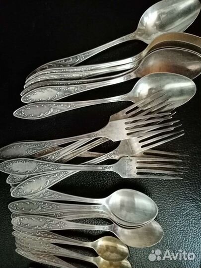 Столовые приборы мельхиор СССР