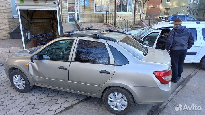 Рейлинги Лада Гранта седан черные