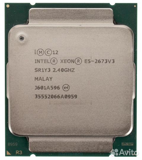 Intel Xeon E5-2673 V3 (LGA2011-3) 24 потока