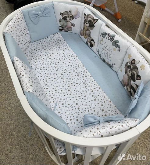 Бортики на кроватку