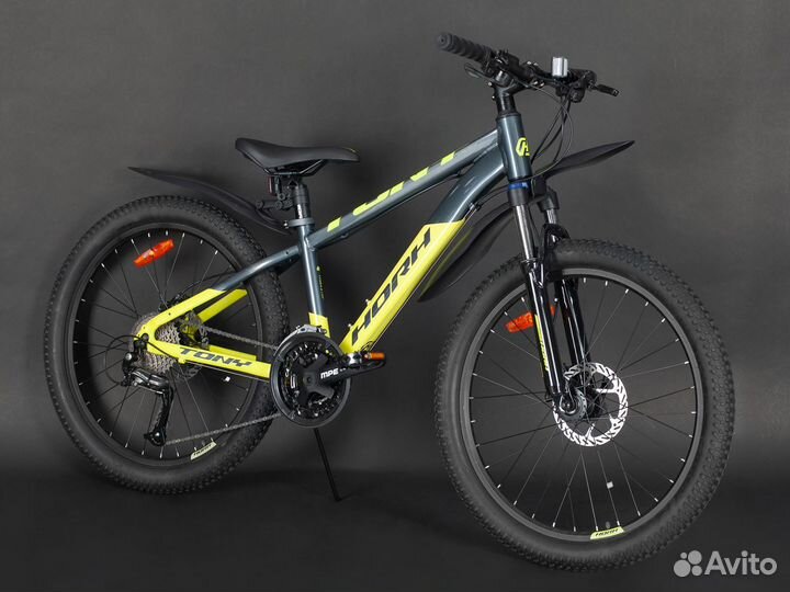 Велосипед horh tony tyhd 4.3 24 (2023) Black-Green