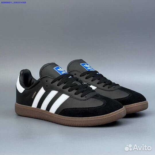 Кроссовки Adidas Samba Black (Арт.14763)