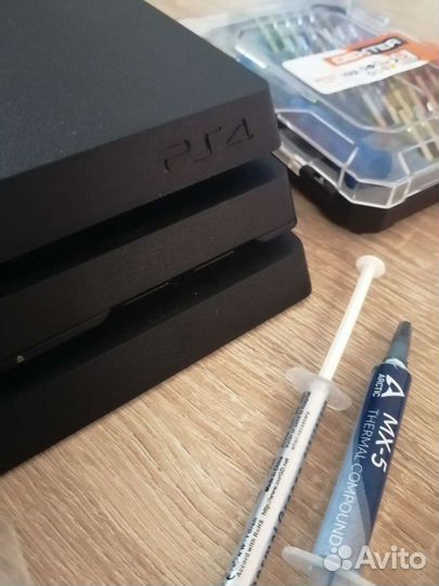 Чистка PS 4 PRO slim FAT