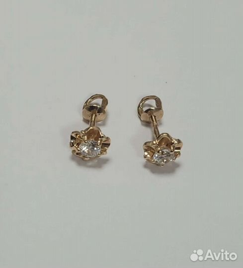 Серьги Золото 585пробы