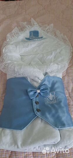 Зимний конверт на выписку для вашего джентельмена