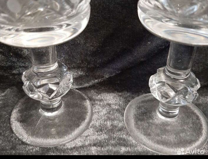 Хрустальные фужеры 4 и 5 шт,каталог лзхс