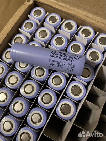 Аккумуляторы Samsung 18650 25s 2500mah 25A