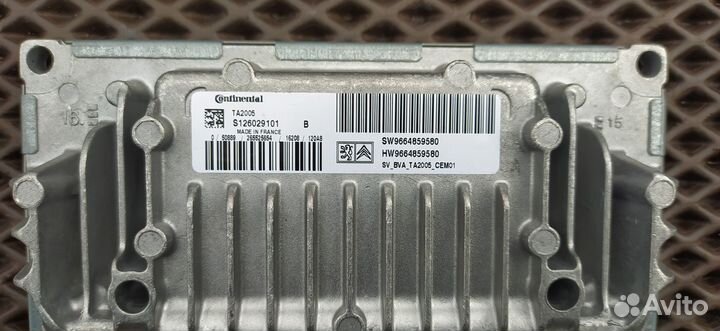 Блок управления АКПП Peugeot Citroen