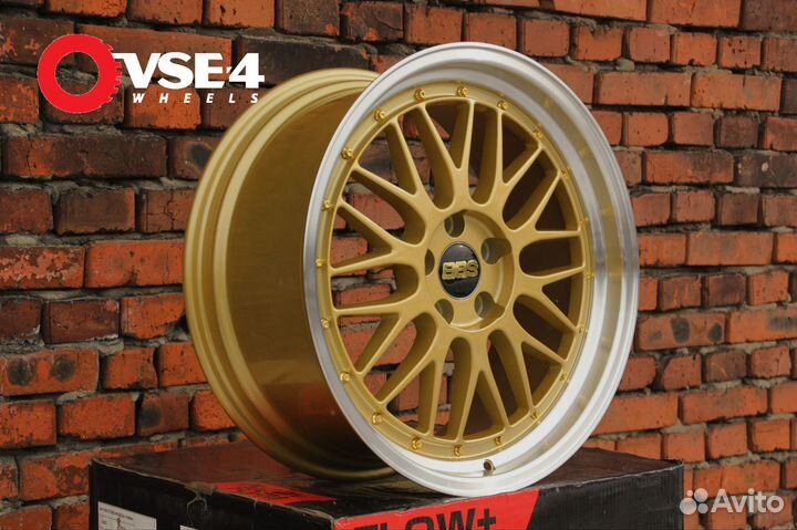 Диски R19 5-120 # BBS LM Gold Machine Lip