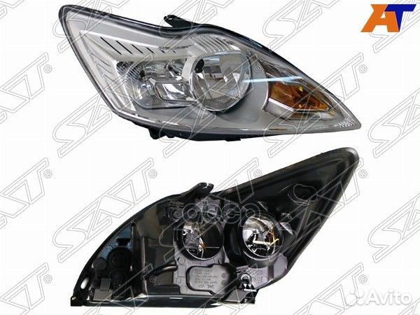Фара ford focus II 08-11 RH хром ST-431-1170CR Sat