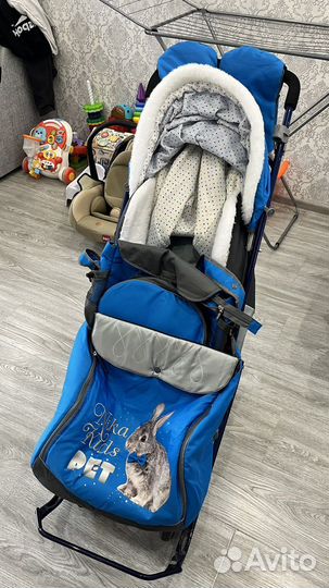 Санки коляска ника