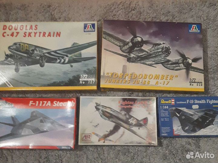 Сборные модели самолетов 1 72