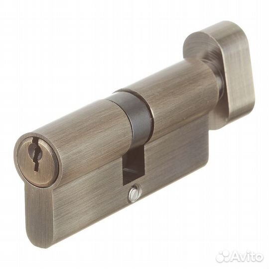 Цилиндр 70 (35х35) мм ключ/вертушка античная бронз