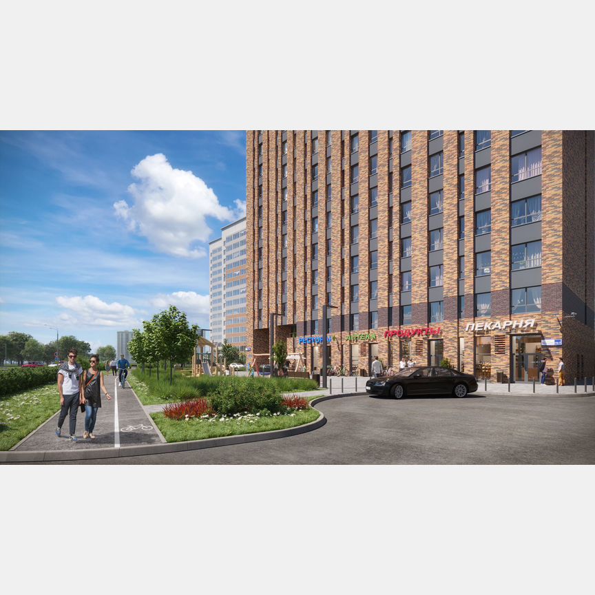 Апартаменты-студия, 22,7 м², 14/16 эт.