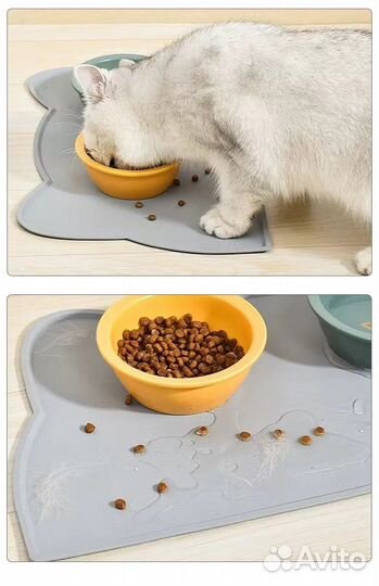 Коврик под миску силиконовый