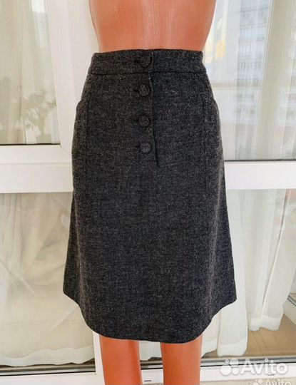 Юбка тёплая H&M р S шерсть