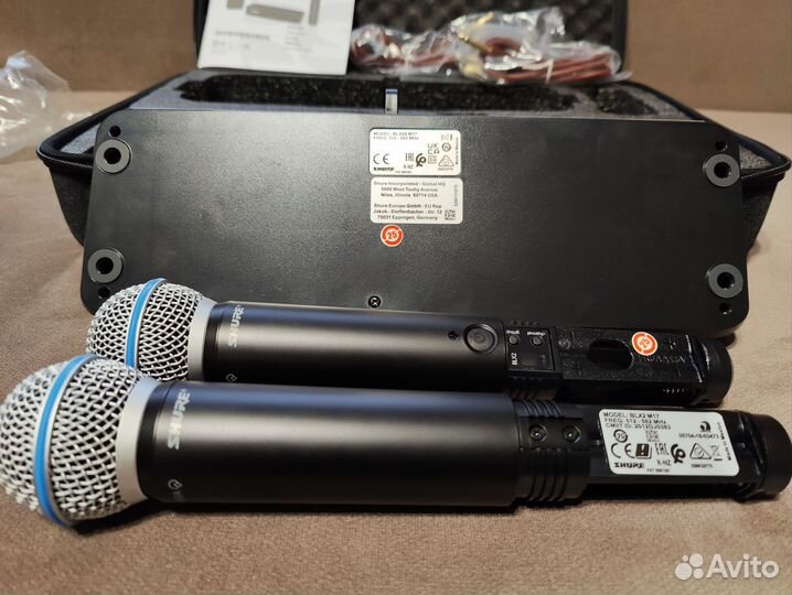 Радиомикрофон Shure BLX88, Shure Beta 58a