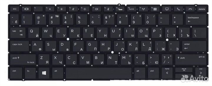 Клавиатура HP EliteBook x360 830 G6 с подсветкой