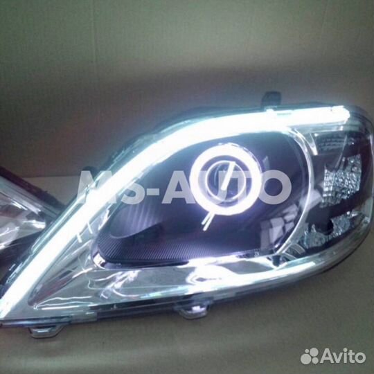 Фары Ларгус би-линза + дхо (2.0)