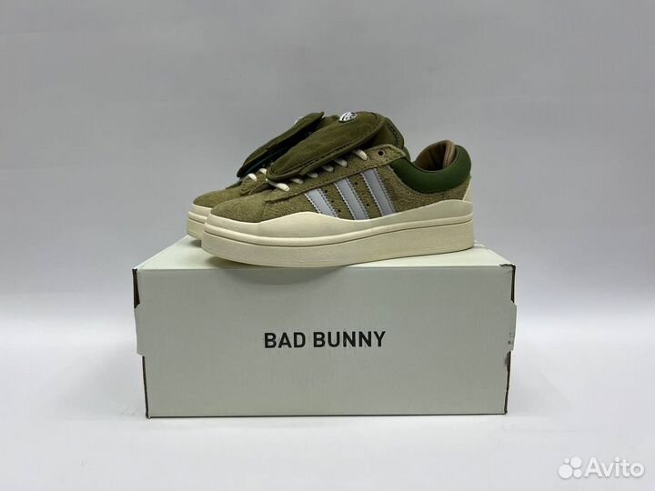 Кроссовки Adidas Campus x Bad Bunny Green