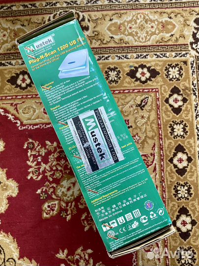 Сканер Mustek Plug N Scan 1200 UB Plus бу