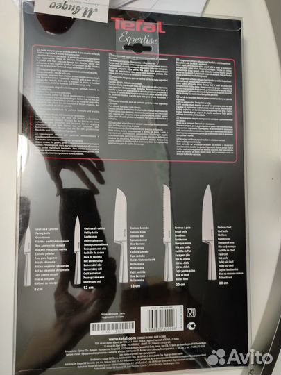 Набор ножей Tefal Expertise (5 ножей) новый