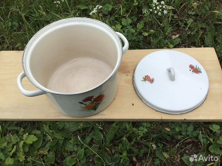 Набор эмалированных кастрюль Лысьва