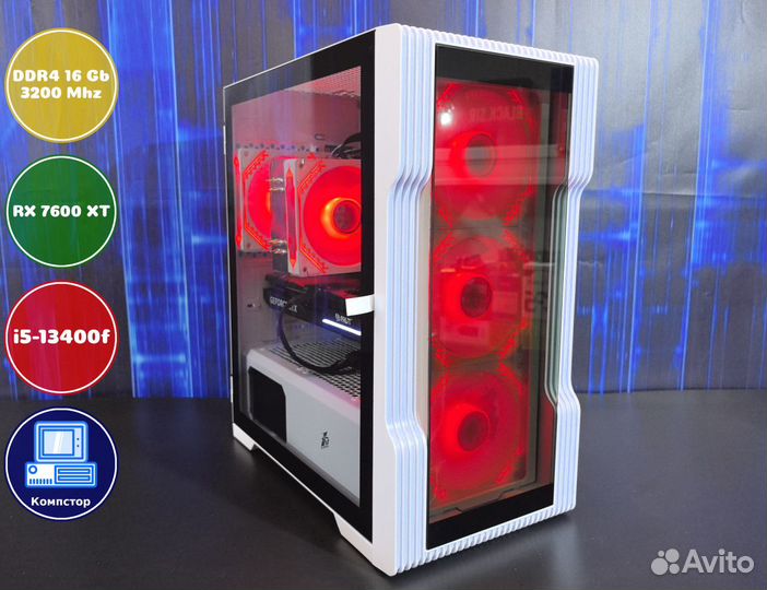 Сборка игрового пк i5-RX7600XT-16DDR4-TPR26417-B760