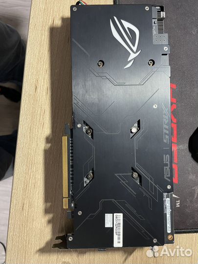 Видеокарта asus rog strix rx480