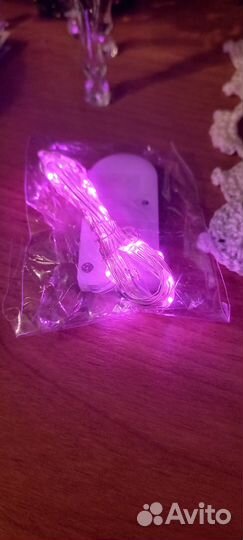 Гирлянда на батарейках проволока