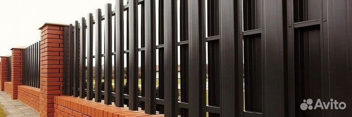 Штакетник металический