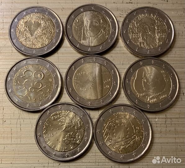 Евро Мальты.Люксембург. Фины