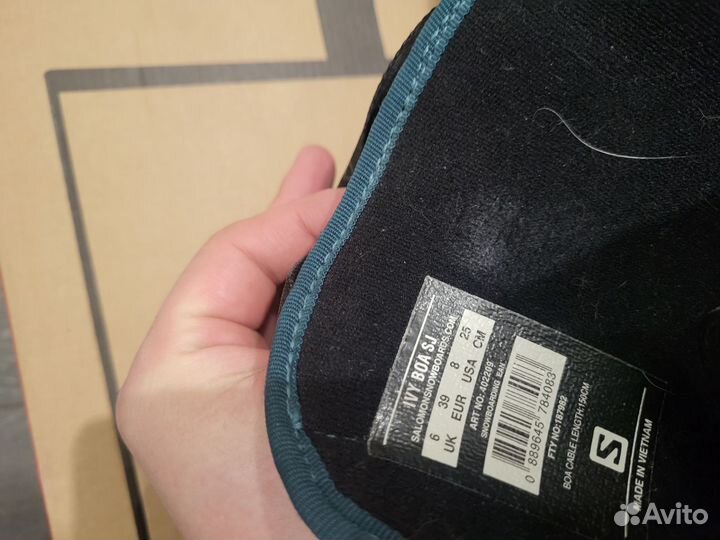 Сноубордические ботинки женские Salomon IVY 8USA