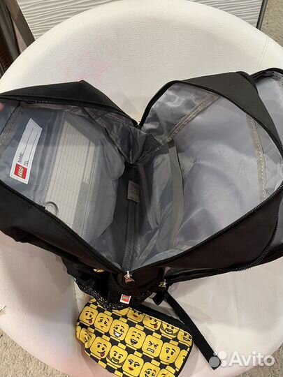 Рюкзак школьный Lego Minifigures Heads с пеналом