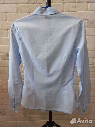 Рубашка для девочки zolla размер xxs голубая