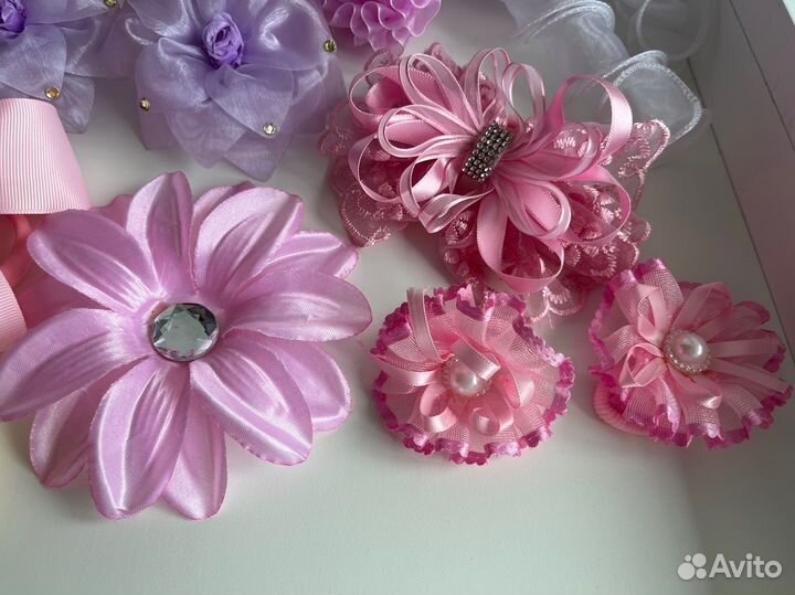 Банты для волос 16шт.(пакетом)