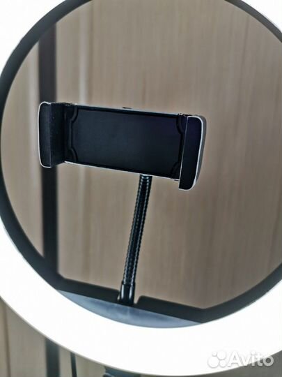 Кольцевая лампа 26см со штативом и держателем