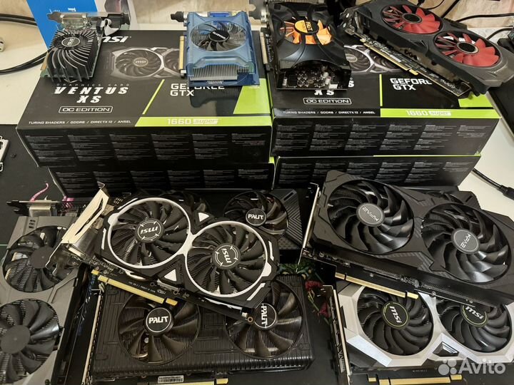 Видеокарты RTX, GTX, RX