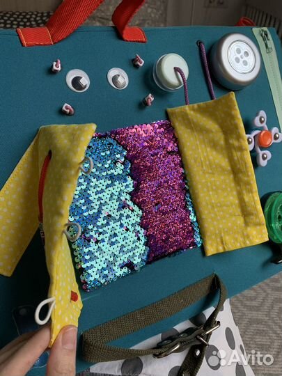 Бизиборд мягкий