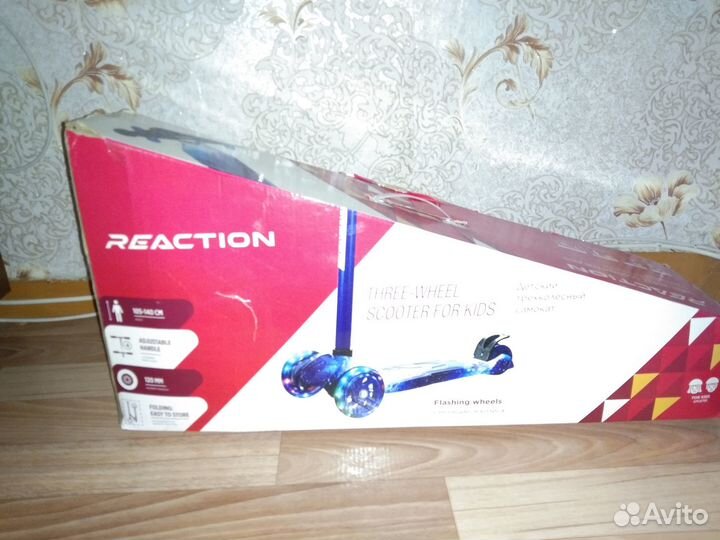 Самокат детский трехколесный б/у
