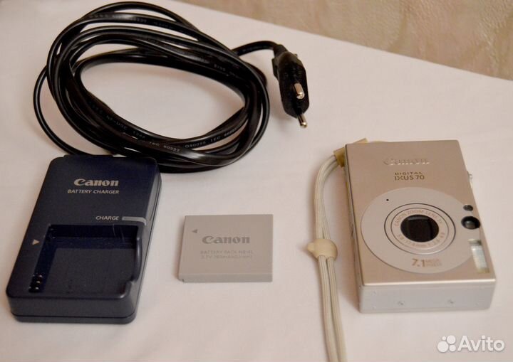 Компактный фотоаппарат canon ixus 70