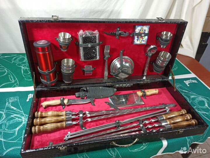 Мужской подарочный набор (шашлычный) в кейсе