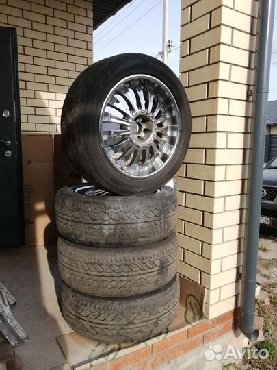 Литые диски TIS r20 хром Nissan Pathfinder/Navara