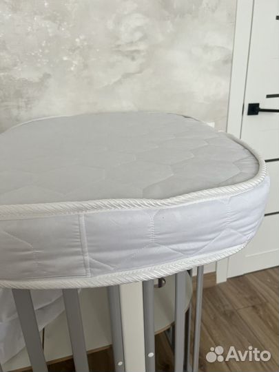Матрас в кроватку овальный 84X59х11