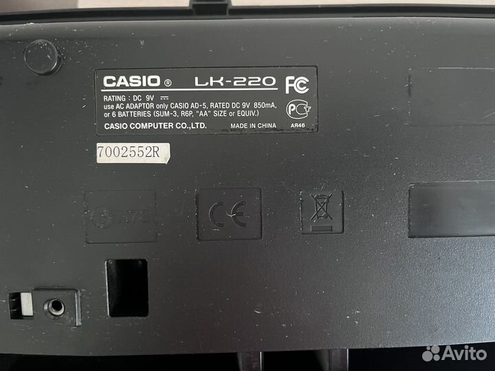 Синтезатор casio lk-220