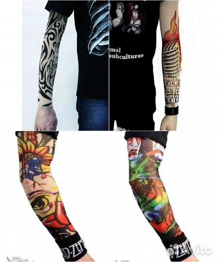 Тату-рукава и флеш-тату