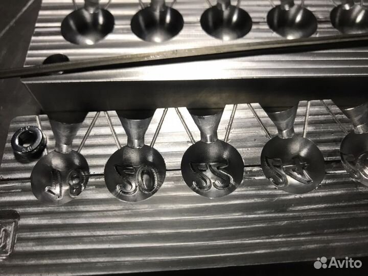 Форма чпу для литья грузил (Чебурашка разб. 18-32)