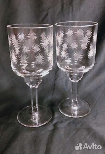 Рюмки хрусталь СССР - Tallinn, фужеры Чехословакия