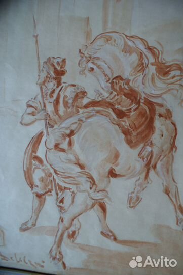 Неизвестный автор - акварель