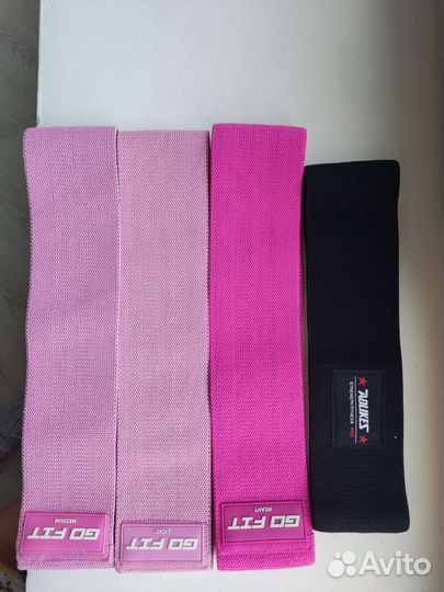 Фитнес резинки тканевые